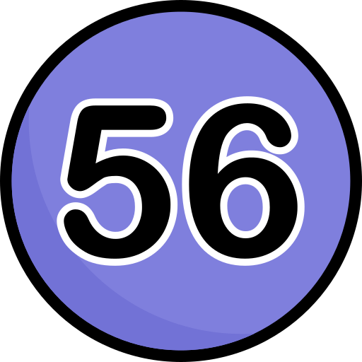 Fifty six Generic Outline Color icon