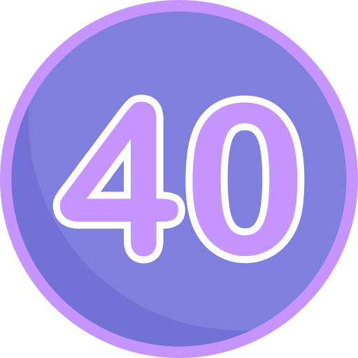 Forty Generic Flat icon