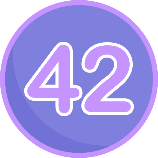 Forty two Generic Flat icon