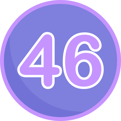 Forty six Generic Flat icon