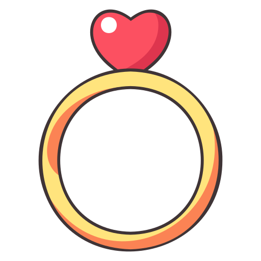 love and romance Generic Outline Color icon