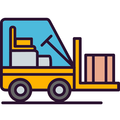 Forklift Generic Outline Color icon