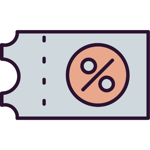 coupon Generic Outline Color icon