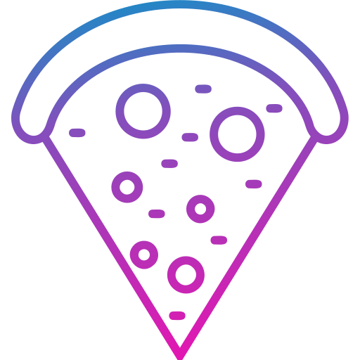Pizza slice Generic Gradient icon