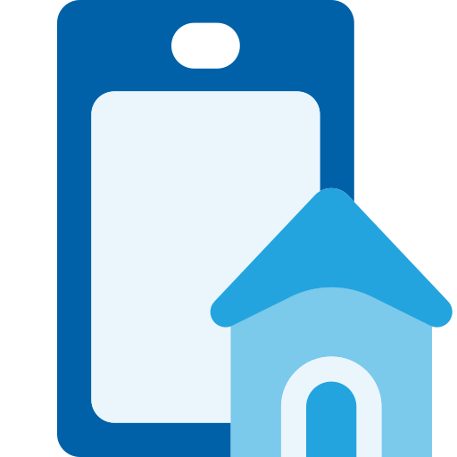 Mobile app Generic Blue icon