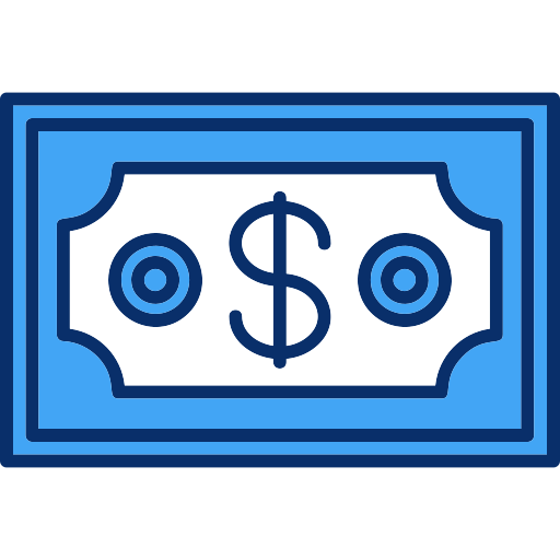 dollars Generic Blue Icône