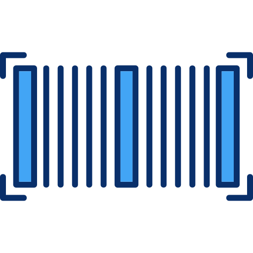 barcode Generic Blue icon