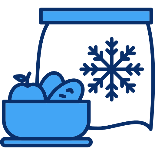 Frozen goods Generic Blue icon