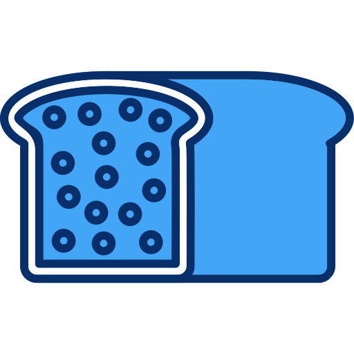 Bread Generic Blue icon