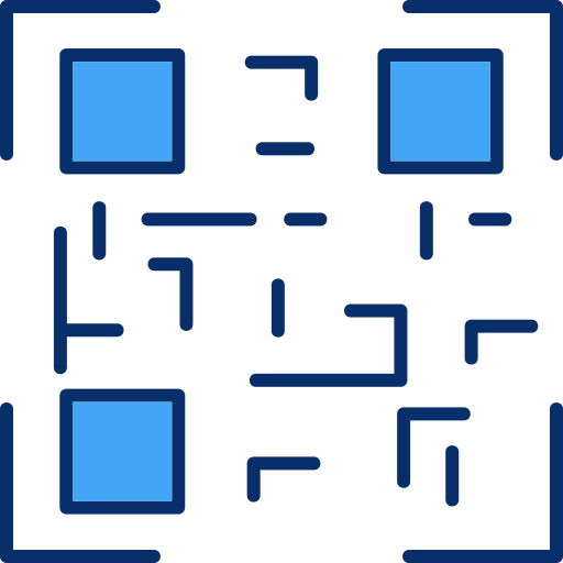 Qr scan Generic Blue icon