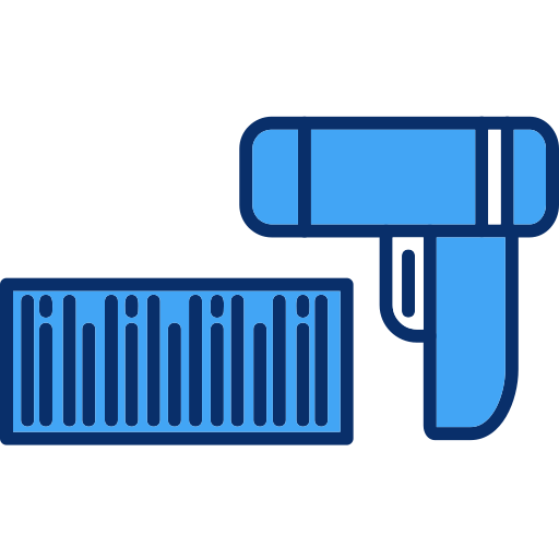 Barcode scanner Generic Blue icon