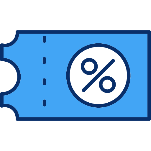 Coupon Generic Blue icon