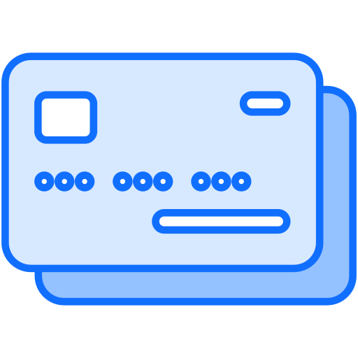 karta bankowa Generic Blue ikona
