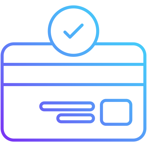 Debit card Generic Gradient icon