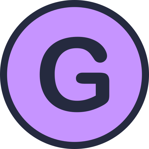 Letter g Generic Outline Color icon