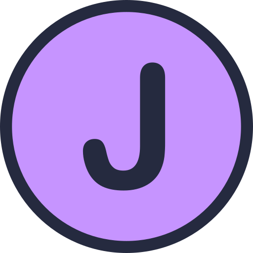 litera j Generic Outline Color ikona