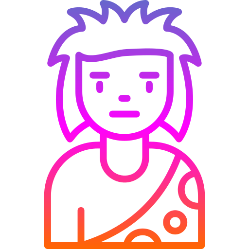 Caveman Generic Gradient icon