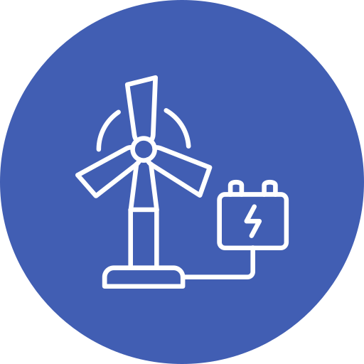 energia eoliczna Generic Flat ikona