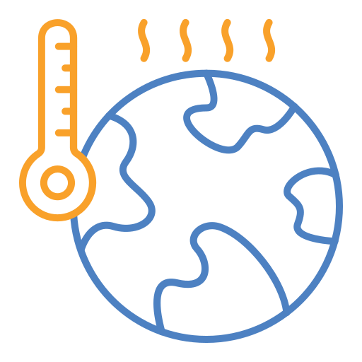 Global Warming Generic Outline Color icon