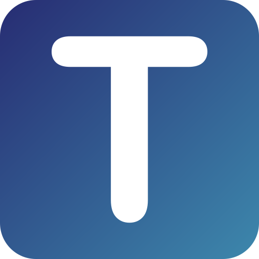 Letter T  Generic Flat Gradient icon