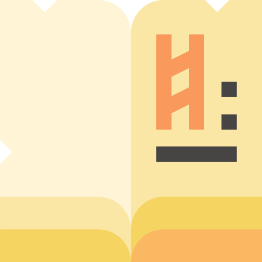 Manuscript Basic Straight Flat icon
