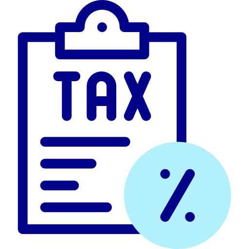 Tax Detailed Mixed Lineal color icon