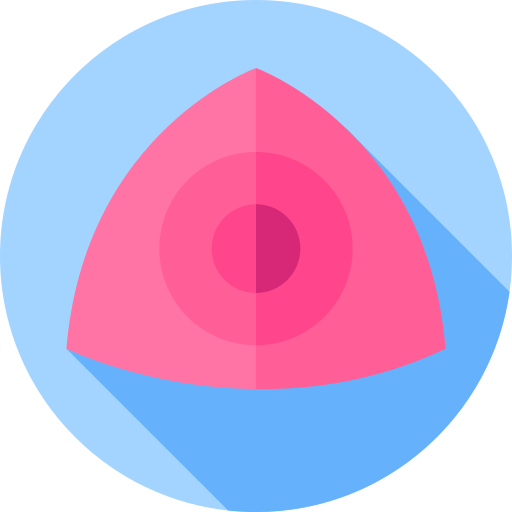 tiza Flat Circular Flat icono