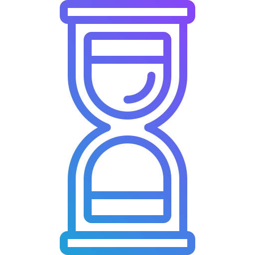 Hourglass Generic Gradient icon