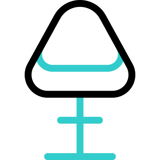 nowoczesne krzesło Basic Accent Outline ikona