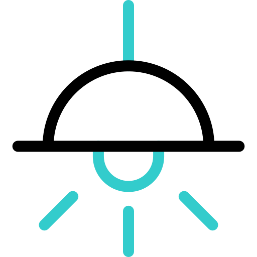 lámpara de techo Basic Accent Outline icono