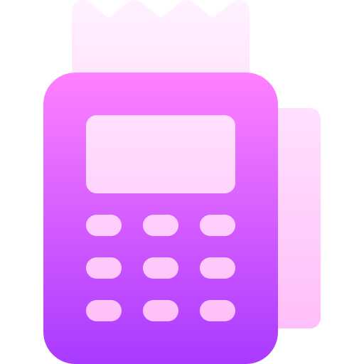 terminale di pagamento Basic Gradient Gradient icona