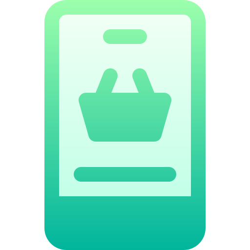 supermarket internetowy Basic Gradient Gradient ikona