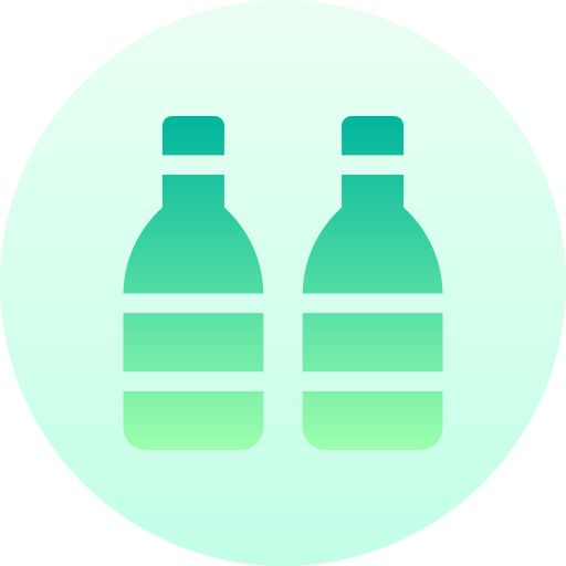 Beer bottle Basic Gradient Circular icon