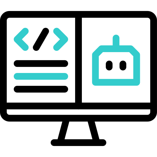 Coding Basic Accent Outline icon