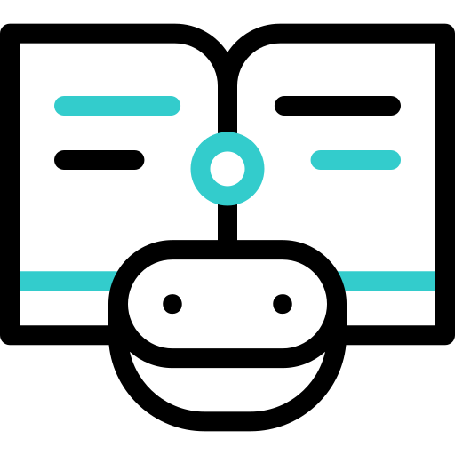Robot Basic Accent Outline icon