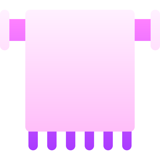 toalla Basic Gradient Gradient icono