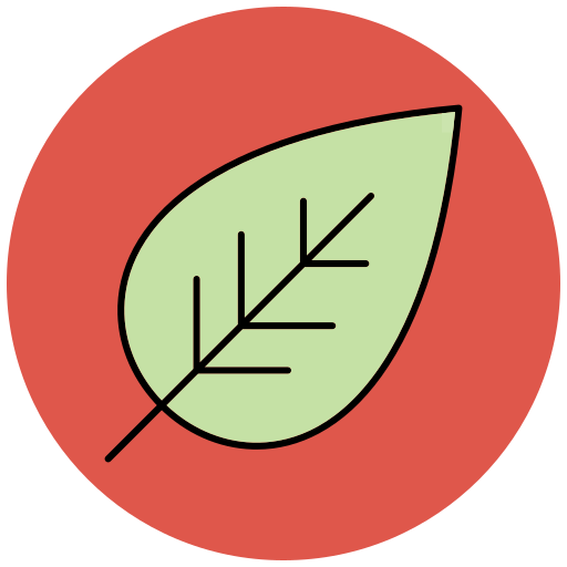 Leaf Generic Outline Color icon