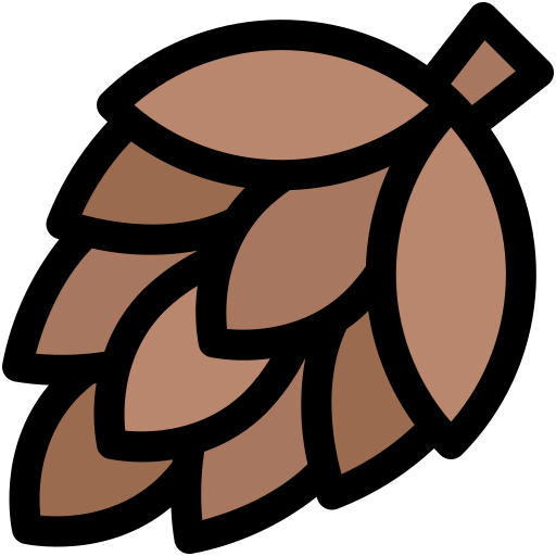 Pine Cone Generic Outline Color icon
