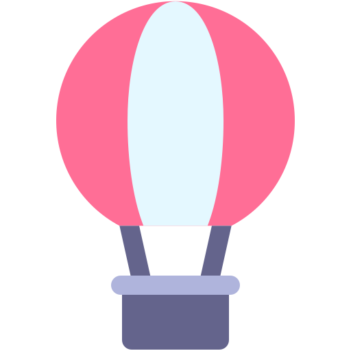 globo aerostático Generic Flat icono