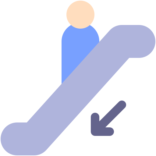 Эскалатор Generic Flat иконка