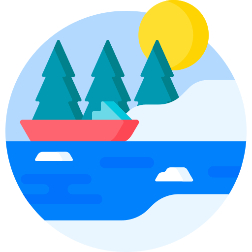 rzeka Detailed Flat Circular Flat ikona