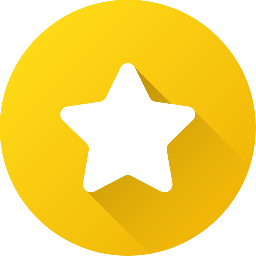 estrella Generic Flat Gradient icono