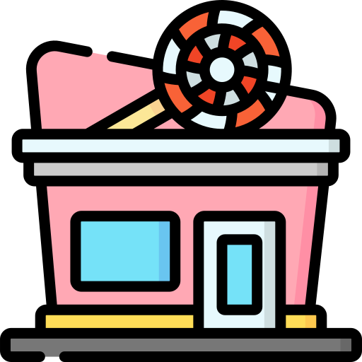 candy shop Special Lineal color icon
