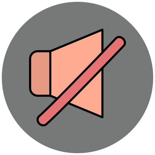 Mute Generic Outline Color icon