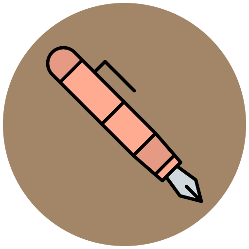 Fountain pen Generic Outline Color icon