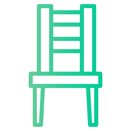 의자와 테이블 Generic Gradient icon