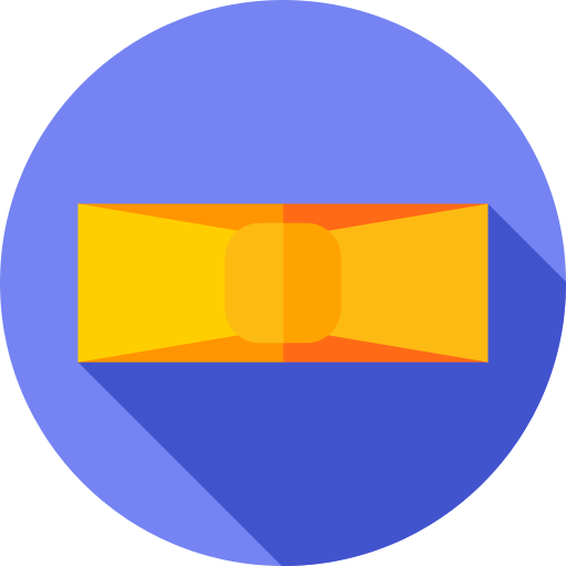 Headband Flat Circular Flat icon