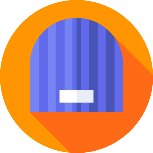 모자 Flat Circular Flat icon