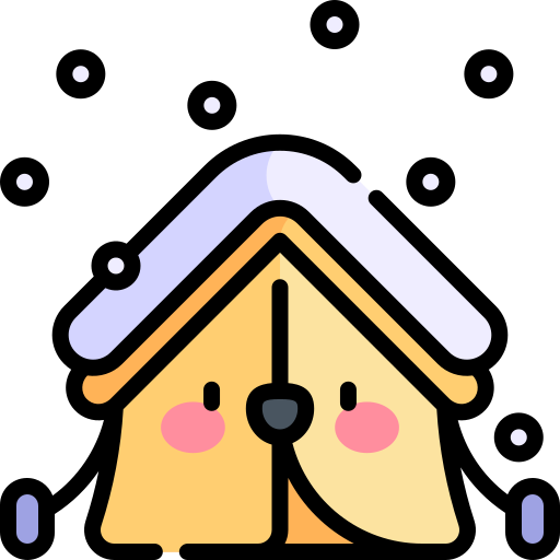 キャンプ Kawaii Lineal color icon