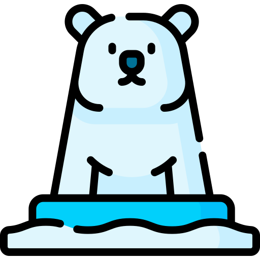 북극곰 Special Lineal color icon